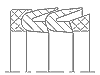 Уплотнение поршня K32-P
